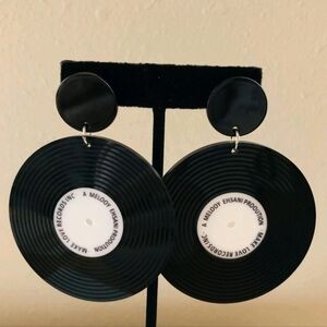 A MELODY EHSANI PRODUCTION MAKE LOVE RECORDS Plastic Album Earrings